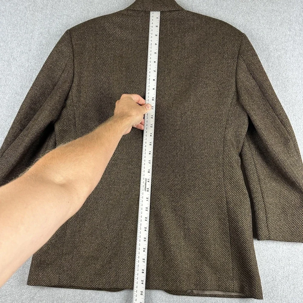 Vintage Southwick Blazer Mens 42R Brown Herringbone Wool Sport Coat Jacket USA